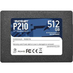SSD PATRIOT P210 512GB SATA 3.0 Write speed