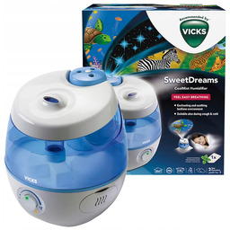 Nawilżacz Powietrza Ultradźwiękowy Vicks Sweetdreams VUL575 Z Projektorem
