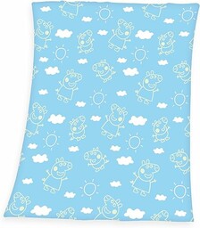 Herding Koc polarowy Peppa Pig, 130 x 170