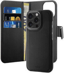Etui z ekoskóry Puro Wallet Detachable MagSafe 2w1