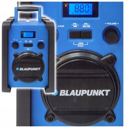 Radio Przenośne Budowlane Bluetooth Fm Aux Radio LCD