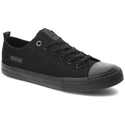 Big Star Czarne Trampki Męskie Wygodne Buty
