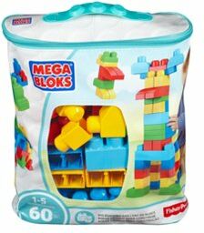 Mega Bloks, Duże klocki, Zestaw 60 el., DCH55,