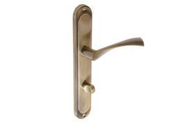 Klamka drzwiowa B-Harko Salix 72 WC patyna