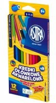 Kredki akwarelowe 12 kolorów ASTRA /312110004/