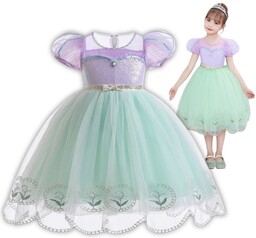 Strój Syrenki Arielka Mała Syrenka Sukienka Kostium