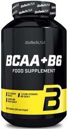 BIOTECH Aminokwasy BCAA +B6 (200 tabletek)