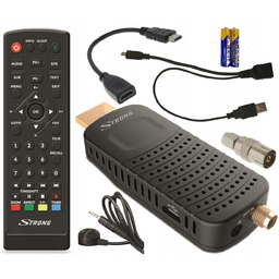 Dekoder Tuner Tv Nowy DVB-T2 Hd H.265 Hevc