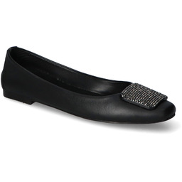 Baleriny Loretta Vitale LV-106 Czarne lico