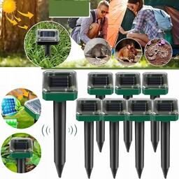 Odstraszacz Gryzoni Kretów Ultradźwiękowy Na Krety Solarny Ogrodowy