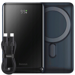 Powerbank Indukcyjny Baseus 10000mAh 20W MagSafe Bezprzewodowy +kabel