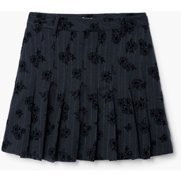 Plisowana spódnica z nadrukiem