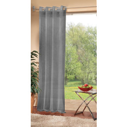 Gardinenbox Firanka z woalu, przezroczysta, UNI, ołowiana taśma,