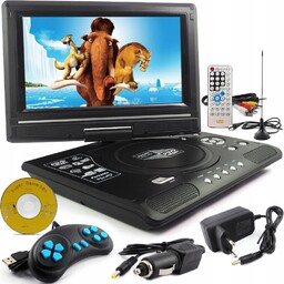 Odtwarzacz DVD Przenośny Samochodowy Usb Konsola Do Gier