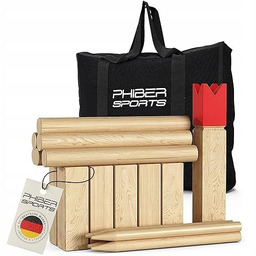 KUBB GRA WIKINGÓW DREWNIANA ZESTAW DLA RODZINY