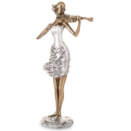 Figurka dekoracyjna kobieta ze skrzypcami 25x13,5x6,5 141104