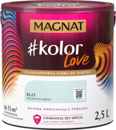 Farba #Kolor Love KL23 delikatna mięta 2,5 l