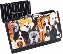 KOCHMANSKI skórzany portfel damski prezent dla psiary 4566