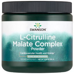 SWANSON L-Citrulline Malate Cytrulina 180g WYTRZYMAŁOŚĆ Moc MIĘŚNIE