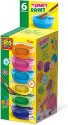 SES Creative 00382 Farba plakatowa Trendy (6 x