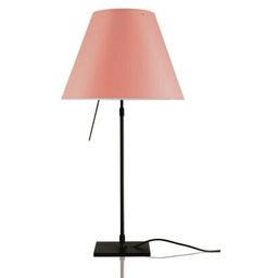 Luceplan - Costanza Lampa Stołowa ze Ściemniaczem Czarno/Edgy