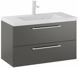 Szafka Wisząca Z Umywalką RON 80 cm -