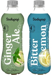 2X Syrop Sodapop Bar Edition Imbir + Gorzka