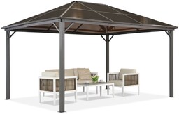 Altana ogrodowa Milos 3x4 Garden Point szara