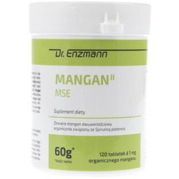 Suplement diety, Mito Pharma, Mangan dwuwartościowy MSE, 120