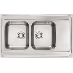 Alveus Classic Pro 80 1112283K Satynowy Stalowy Zlewozmywak