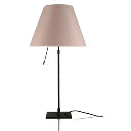 Luceplan - Costanza Lampa Stołowa ze Ściemniaczem Czarno/Soft
