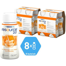 Resource 2.0 smak morelowy, 4 x 200 ml