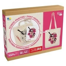 Torba do malowania Flowers 38x42cm