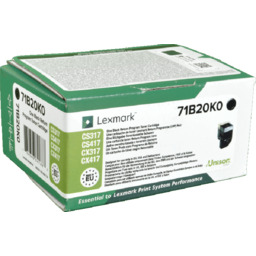 Toner Lexmark 71B20K0 Black do drukarek (Oryginalny) [3k]