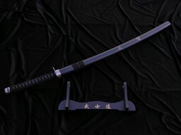 SAMURAJSKI MIECZ KATANA Z POCHWĄ I STOJAKIEM TL492-395CA