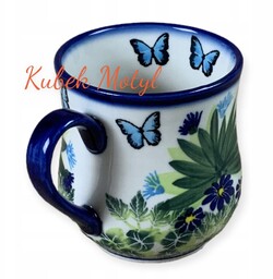 Kubek 350ml Tress Motyl Ceramika Bolesławiec