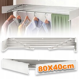 Suszarka Ścienna Rozkładana Na Pranie Do Ubrań Składana