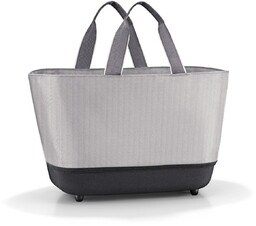 Koszyk SHOPPINGBASKET, herringbone grey, Reisenthel