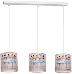 Milagro BALLERINA MLP4312 lampa wisząca dziecięca wielokolorowy klosz