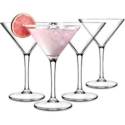 Zestaw 4 kieliszków do Martini, 220 ml, koktajlowe,