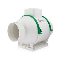 Wentylator kanałowy, osiowy, plastikowy z podstawą 100mm, 198m