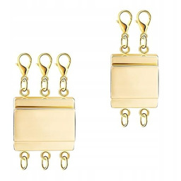 2 SZT. WARSTWOWE ZAPIECIA NA NASZYJNIK WARSTWOWE ZAPIECIA