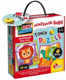 Lisciani MONTESSORI BABY - DOTYKOWE PUZZLE