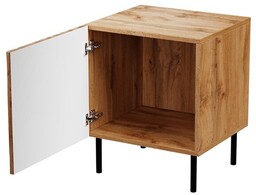 Komplet szafek nocnych dąb wotan mat 44 cm