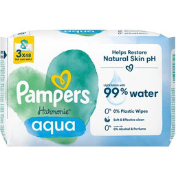 PAMPERS Chusteczki nawilżane Harmonie Aqua (144 szt.) Zyskaj