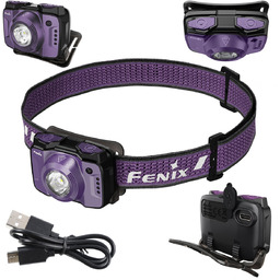 Latarka czołowa Fenix HL12R V2.0 fioletowa