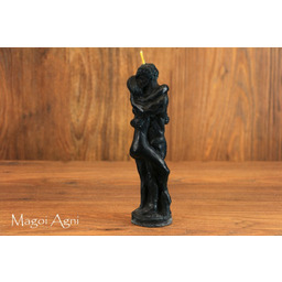 Świeca Kochanków Partnerów CZARNA - oczyszczenie, ochrona, uwolnienie,