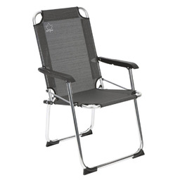 Krzesło BO-CAMP Copa Rio Classic Deluxe, szare, 65x55x7