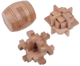Puzzle 3D Drewniana Łamigłówka Zabawka dla dzieci