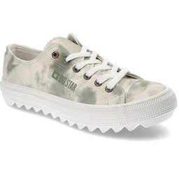 Big Star Zielone Trampki Modne Buty Damskie